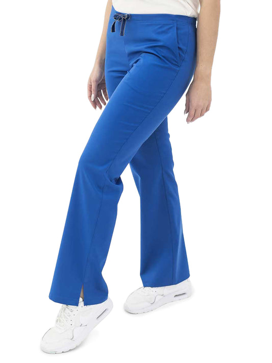 Women's 3-Pocket Front Flat Cargo Scrub Pant - 15226 - Royal