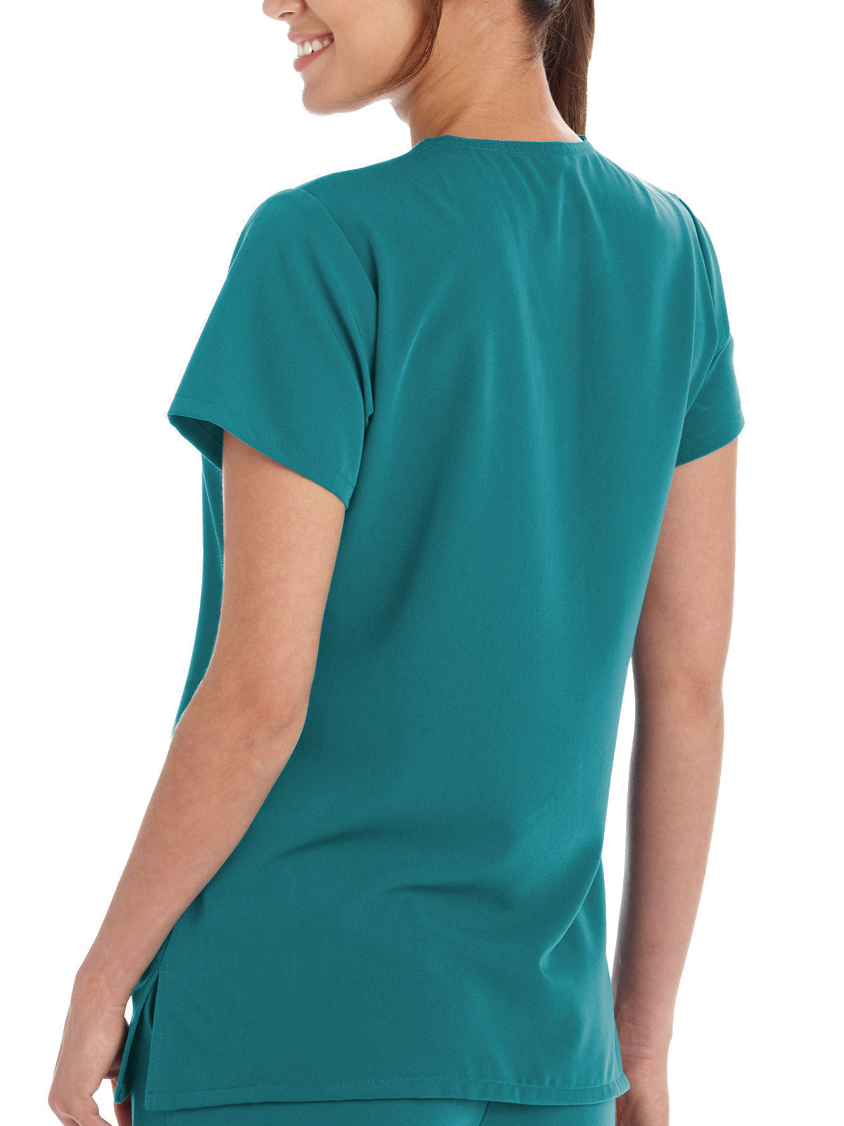 Women's 2-Pocket Scrub Top - 2206 - Teal