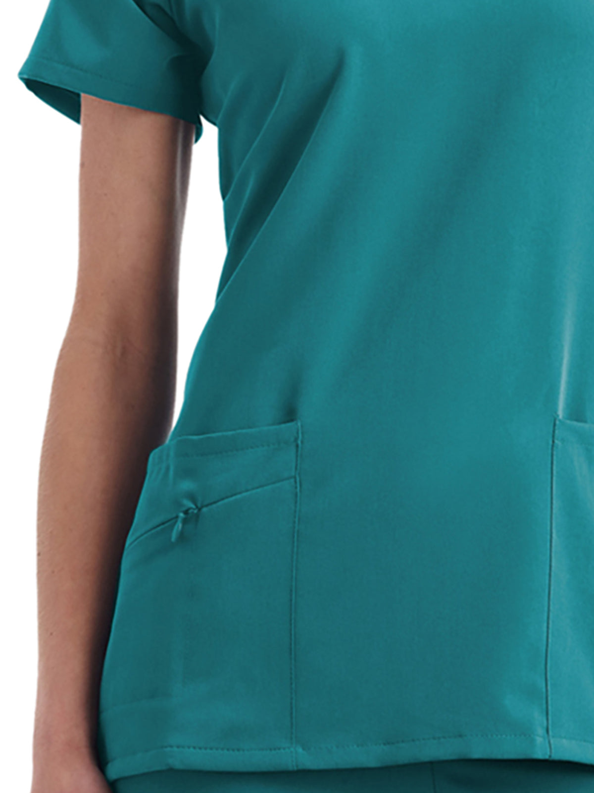 Women's 2-Pocket Scrub Top - 2206 - Teal