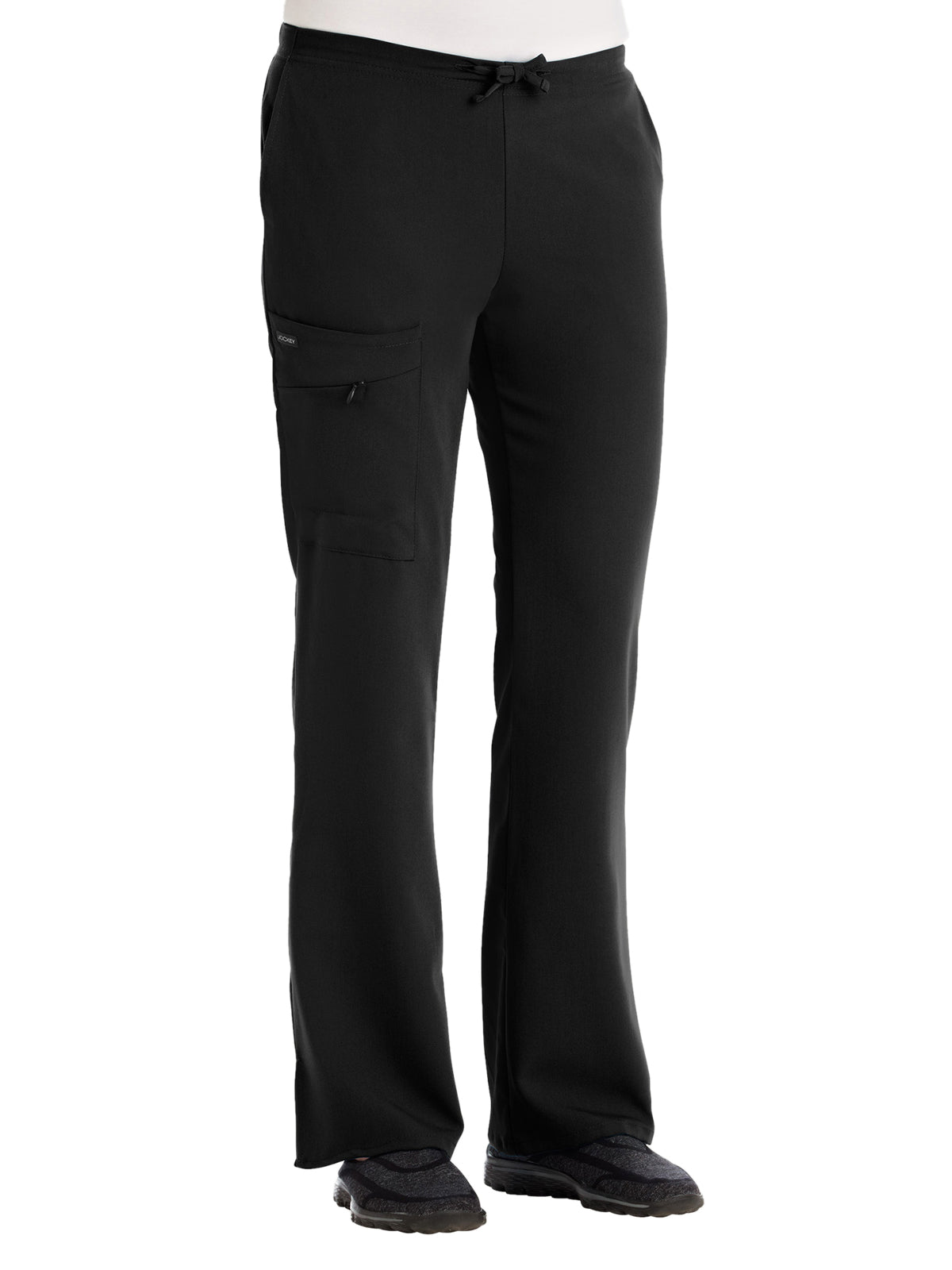 Women's 2-Pocket Elastic Waist Scrub Pant - 2249 - Black