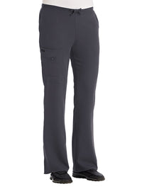 Women's 2-Pocket Elastic Waist Pant - 2249 - Charcoal