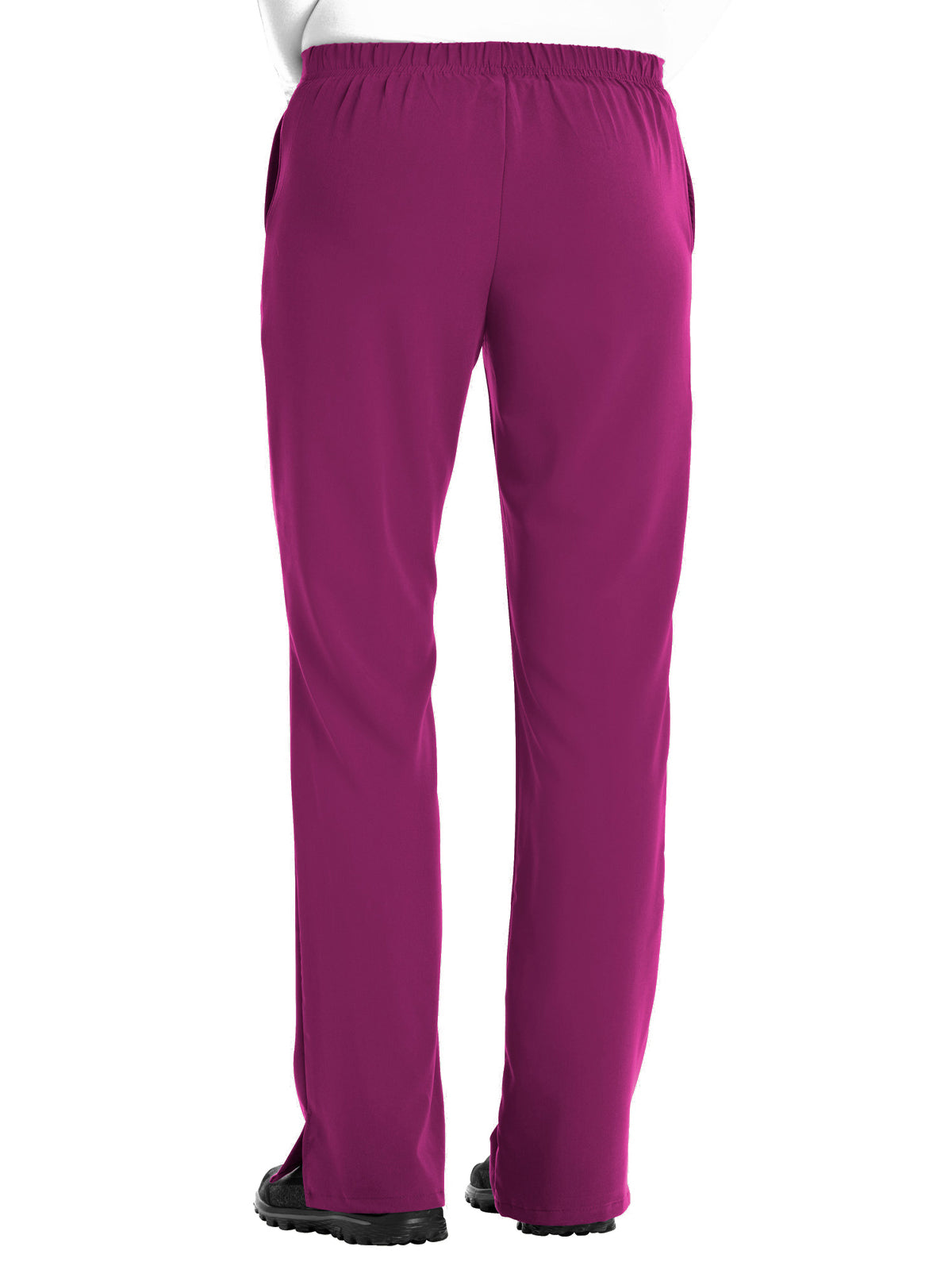 Women's 2-Pocket Elastic Waist Scrub Pant - 2249 - Plumberry/Wine