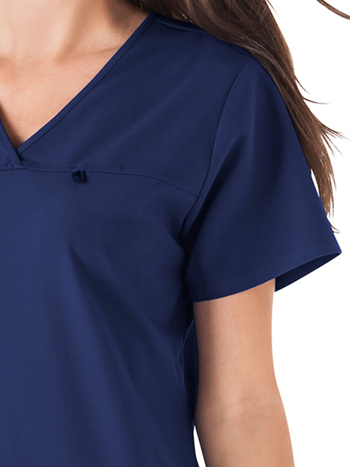 Women's 4-Pocket Highcross Neck Scrub Top - 2299 - New Navy