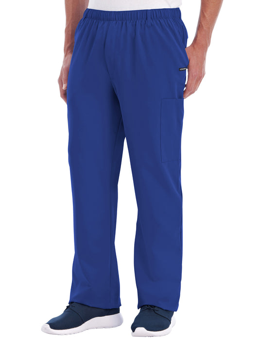 Men's 7-Pocket Full Elastic Scrub Pant - 2305 - Galaxy Blue