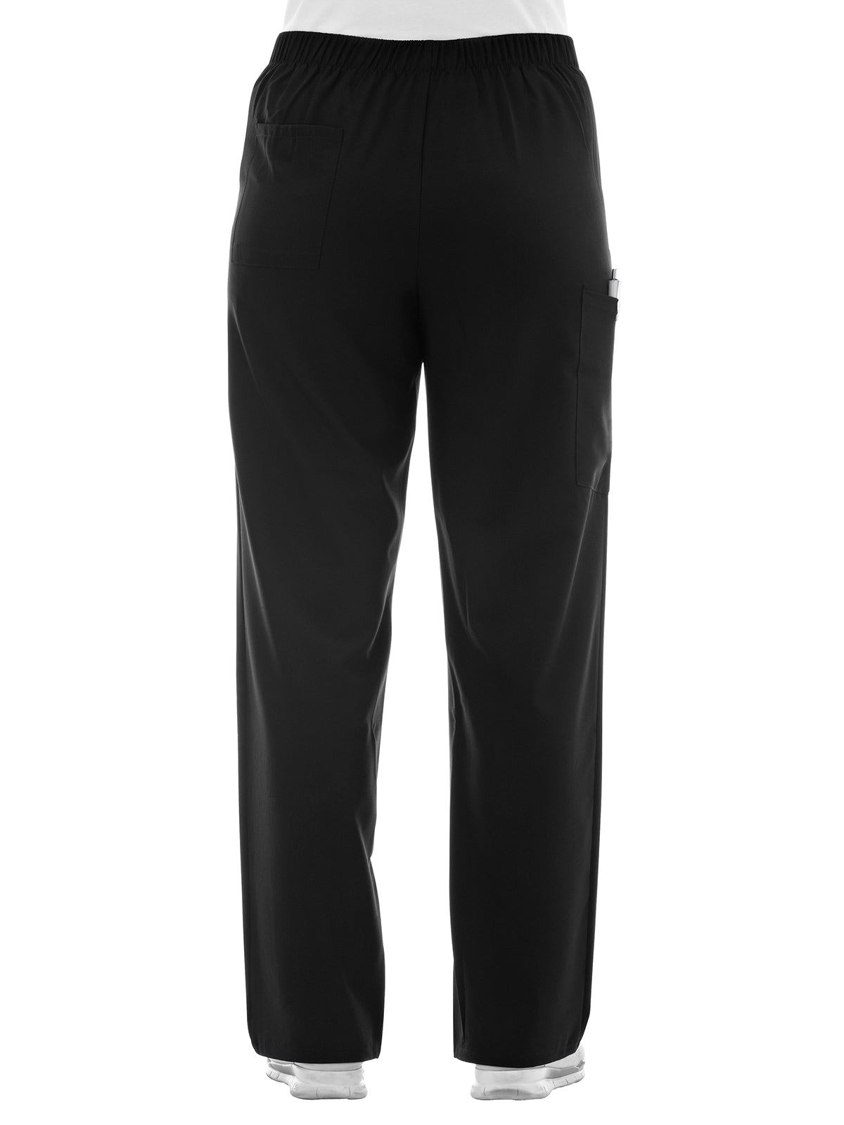 Unisex 2-Pocket Drawstring Scrub Pant - 2338 - Black