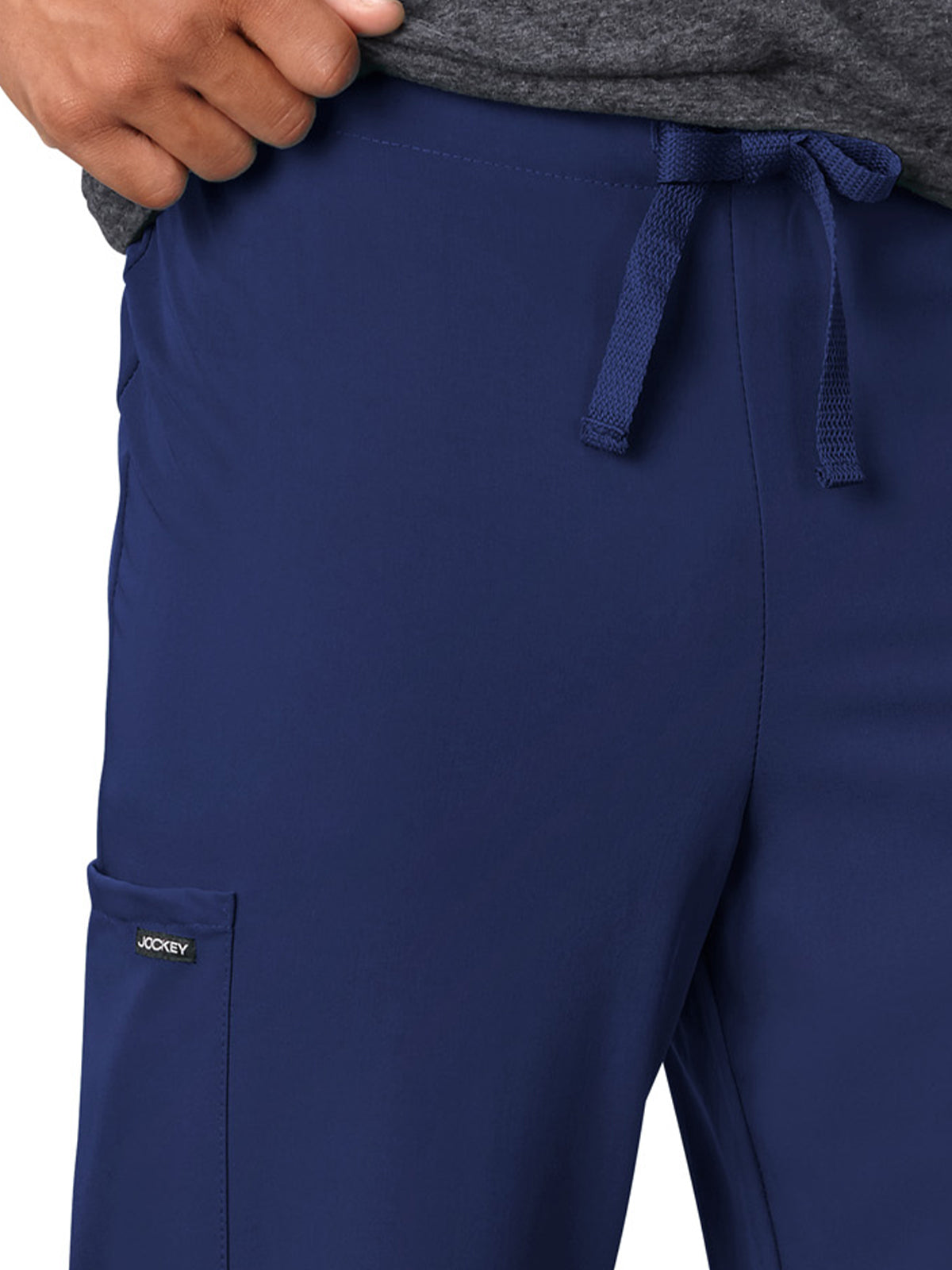 Unisex 2-Pocket Drawstring Scrub Pant - 2338 - New Navy