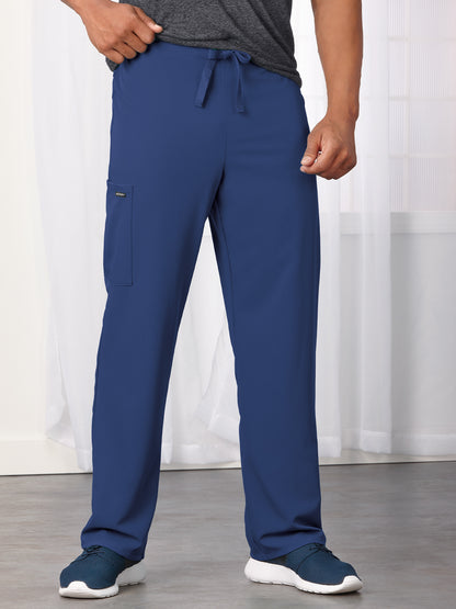 Unisex 2-Pocket Drawstring Scrub Pant - 2338 - New Navy