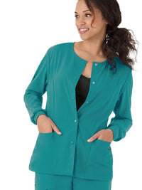 Women's 3-Pocket Snap Front Jacket - 2356 - Teal