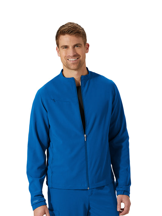 Unisex 3-Pocket Zip Front Jacket - 2477 - Royal Blue