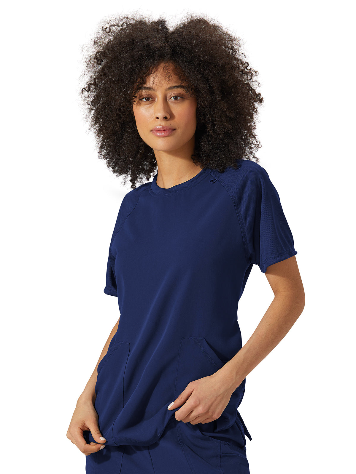 Women's 3-Pocket Comfort Crew Top - 2479 - New Navy