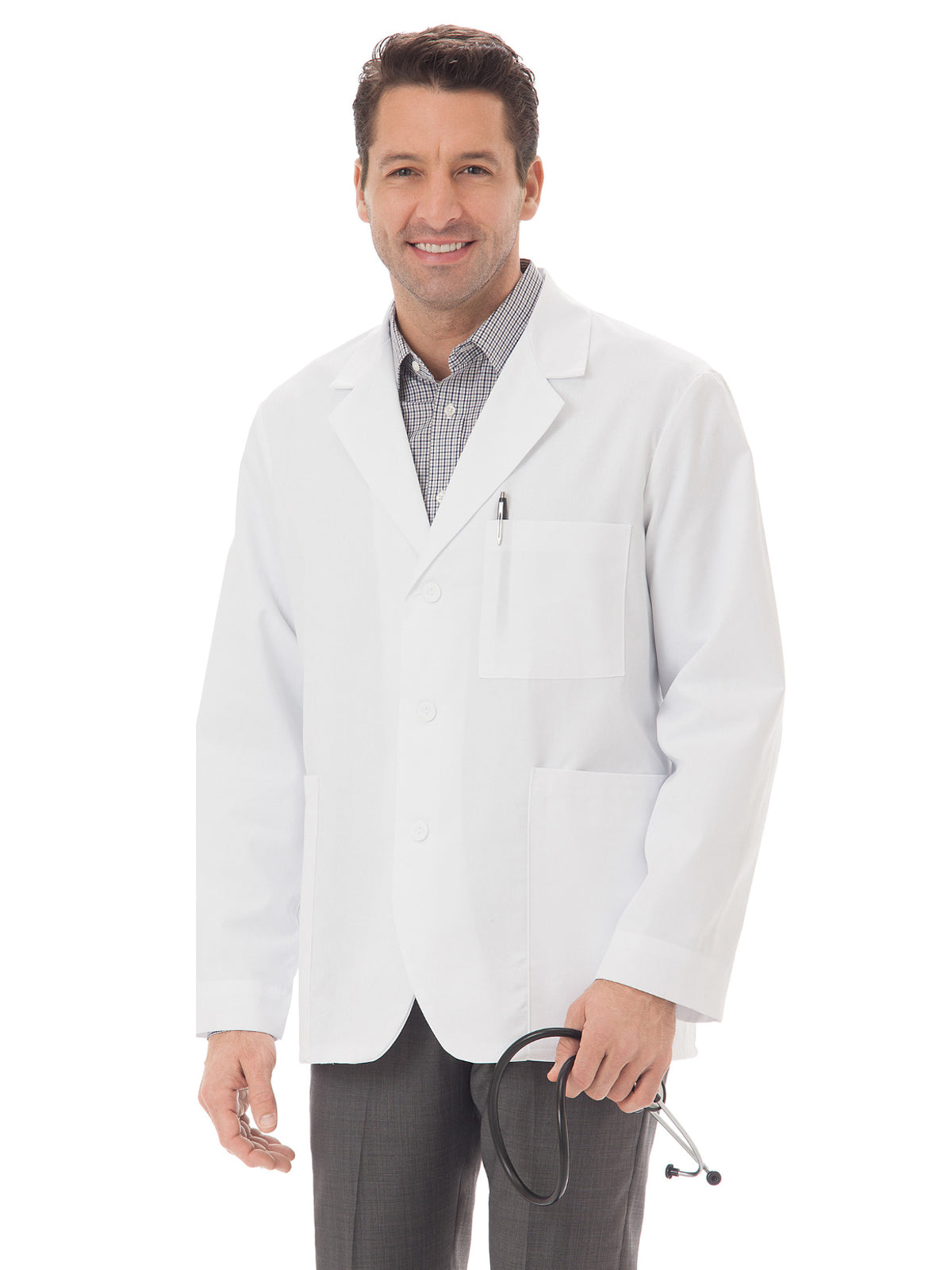 Unisex  Seven-Pocket 30" Consultation Lab Coat - 6119 - White