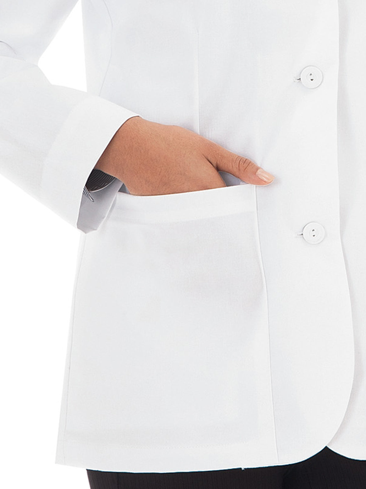 Women's Seven-Pocket Pad® 28" Consultation Lab Coat - 738 - White