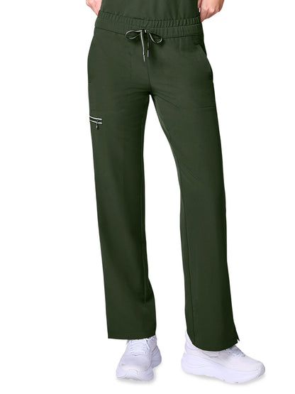 Women's 6-Pocket Drawstring Pant - 00013 - Dark Pine