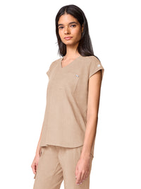 Women's One-Pocket Built In Bra Dolman Top - 00029 - Desert Taupe