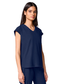 Women's One-Pocket Built In Bra Dolman Top - 00029 - Navy