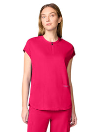 Women's 2-Pocket Dolman Tops - 00050 - Carnation Pink