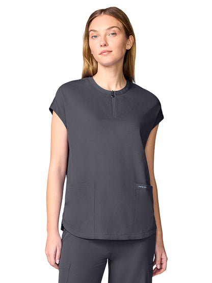 Women's 2-Pocket Dolman Tops - 00050 - Pewter