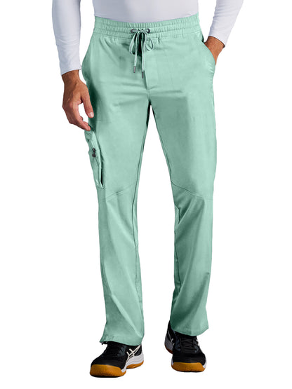 Men's Virgil Mid Rise Zip Pull-on Scrub Pant - 006A - Desert Sage