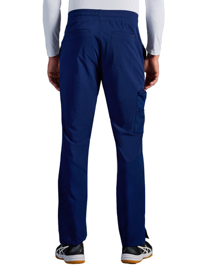 Men's Virgil Mid Rise Zip Pull-on Scrub Pant - 006A - DNavy