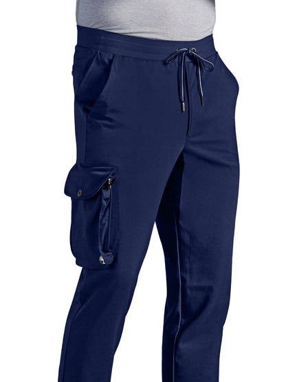 Men's Vernon Mid Rise Jogger Scrub Pant - 007A - DNavy