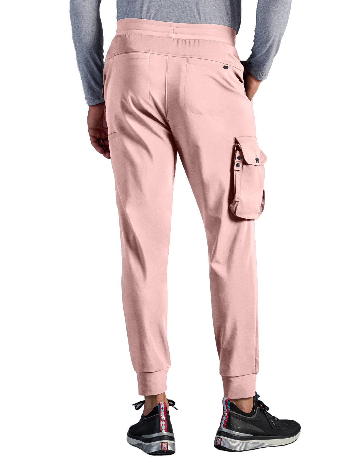 Men's Vernon Mid Rise Jogger Scrub Pant - 007A - Peach Cloud