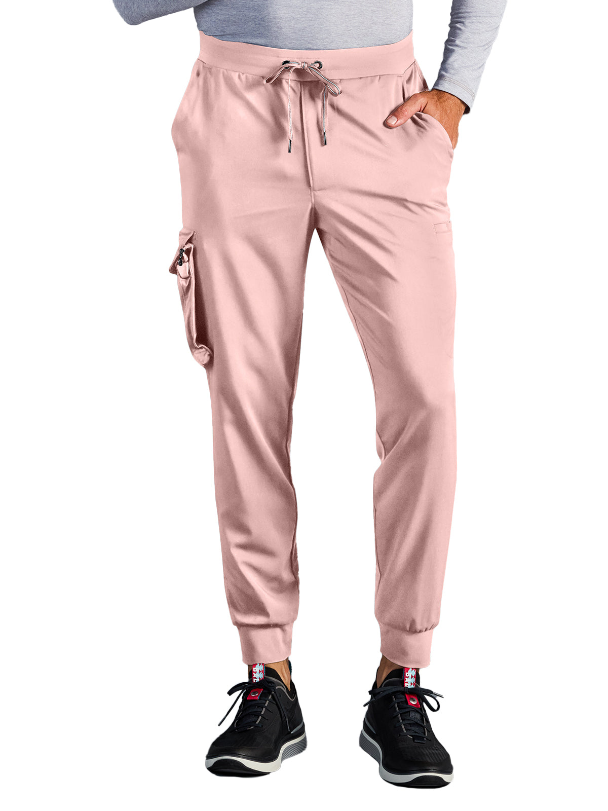 Men's Vernon Mid Rise Jogger Scrub Pant - 007A - Peach Cloud