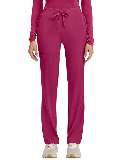 Women's 5-Pocket Straight Leg Pant - 053 - Cherry Wine