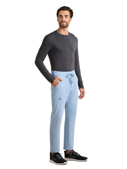 Men's 6-Pocket Modern Fit Scrub Pant - 101 - Icy Blue