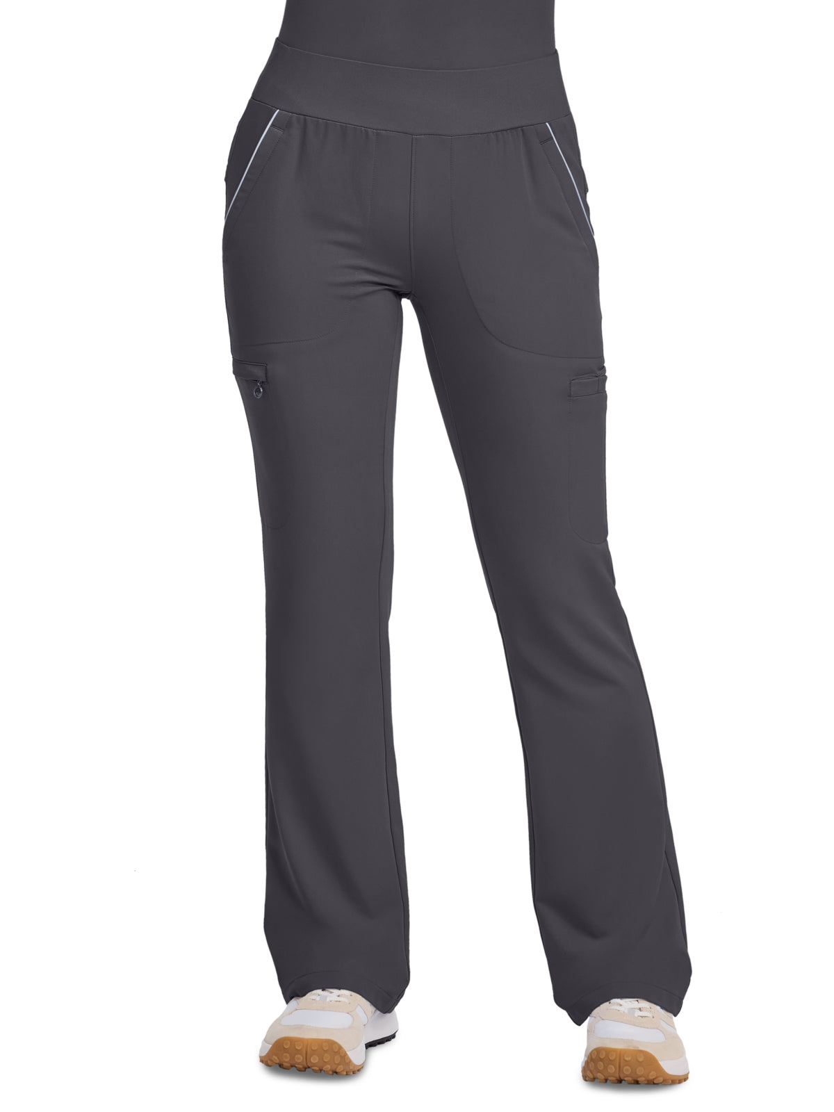 Women's 6-Pocket High Waist Pant - 102 - Pewter