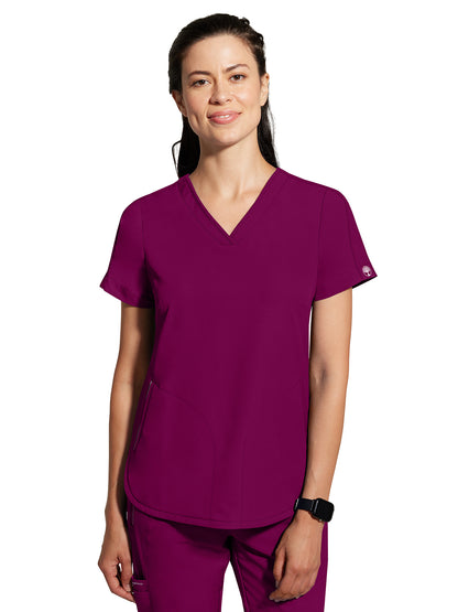 Women's 2-Pocket Skyler Moisture Wicking Top - 2285 - Wine