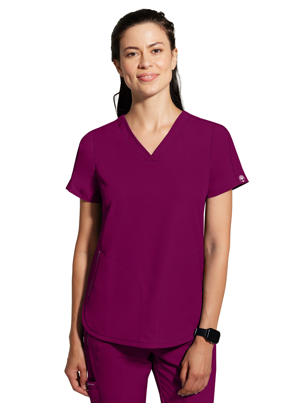 Women's 2-Pocket Skyler Moisture Wicking Top - 2285 - Wine