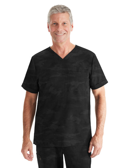 Men's Box Pleat Top - 2360 - Black