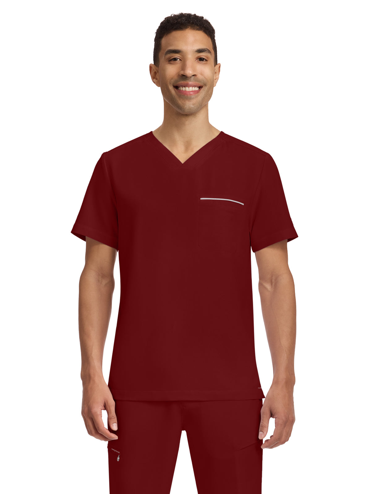 Men's 1-Pocket Spencer Moisture Wicking Top - 2381 - Garnet Red