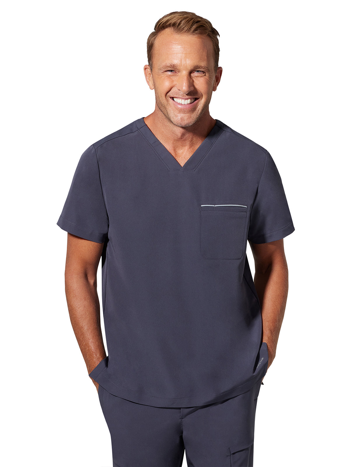 Men's 1-Pocket Spencer Moisture Wicking Top - 2381 - Pewter