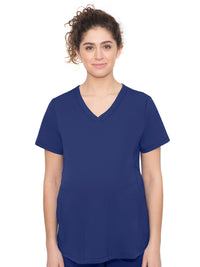 Women's 2-Pocket Mila Moisture Wicking Maternity Top - 2510 - Navy