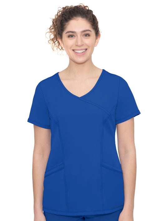 Women's 4-Pocket Madison Moisture Wicking Top - 2525 - Galaxy Blue