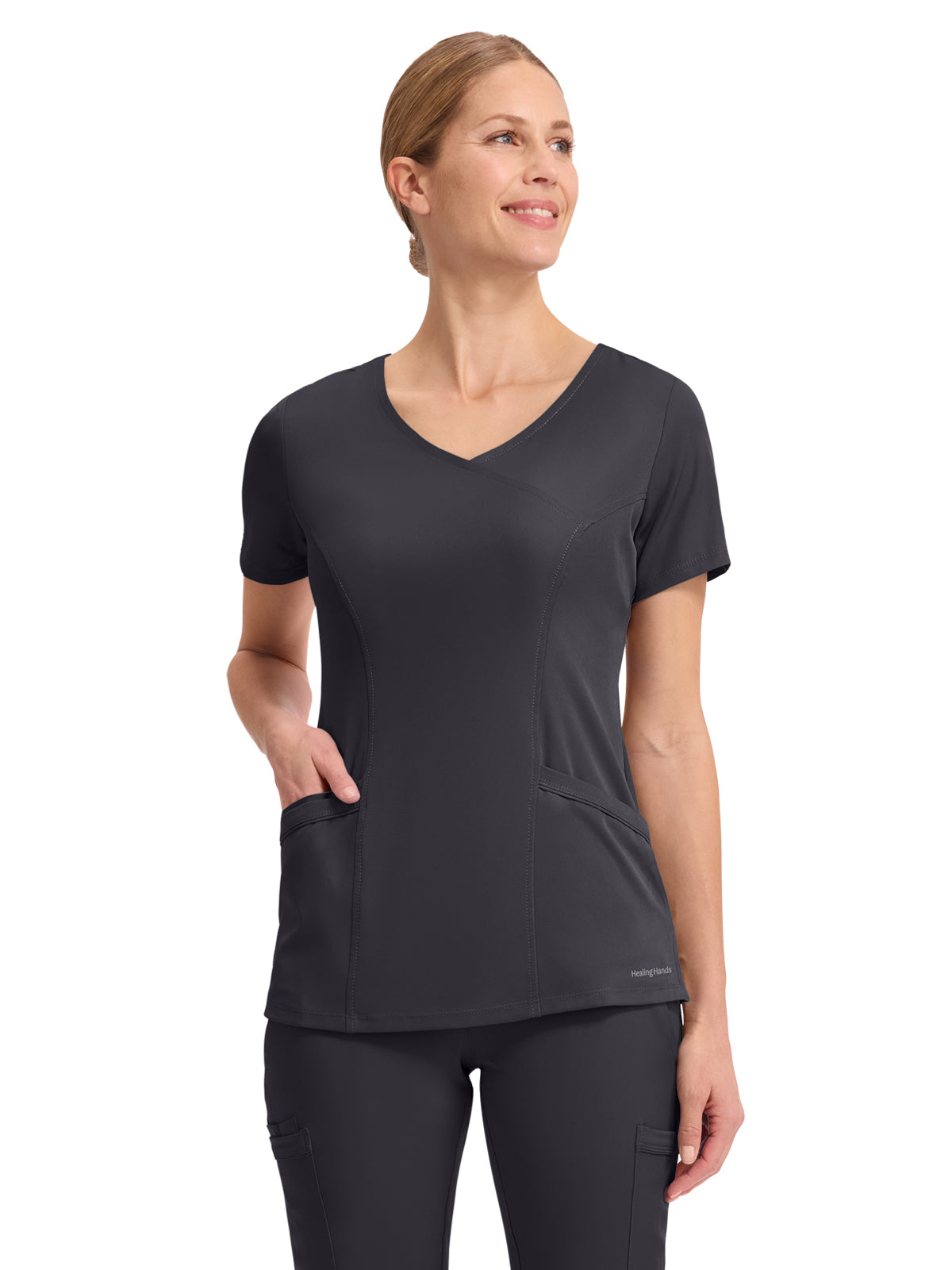 Women's 4-Pocket Madison Moisture Wicking Top - 2525 - Pewter