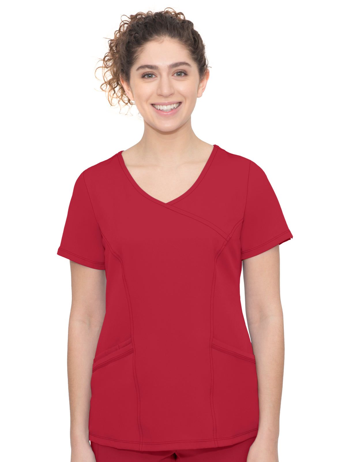 Women's 4-Pocket Madison Moisture Wicking Top - 2525 - Red