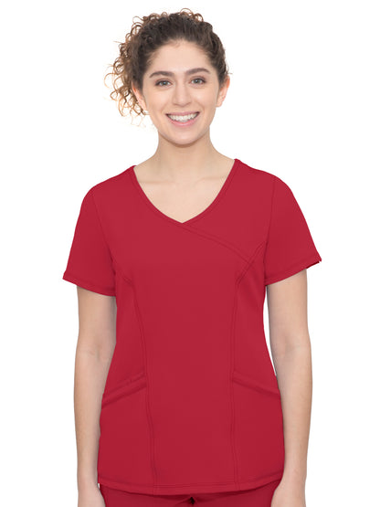 Women's 4-Pocket Madison Moisture Wicking Top - 2525 - Red