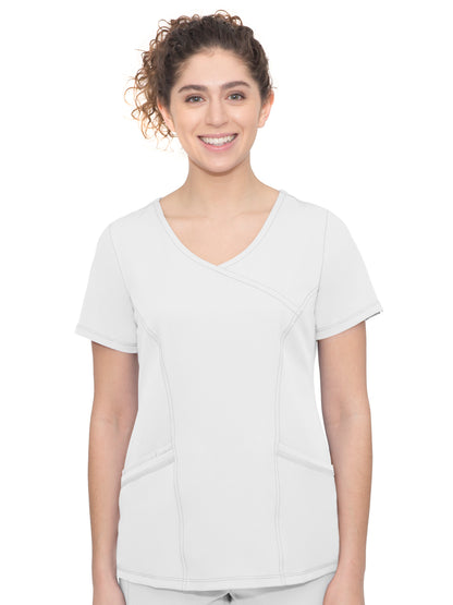 Women's 4-Pocket Madison Moisture Wicking Top - 2525 - White