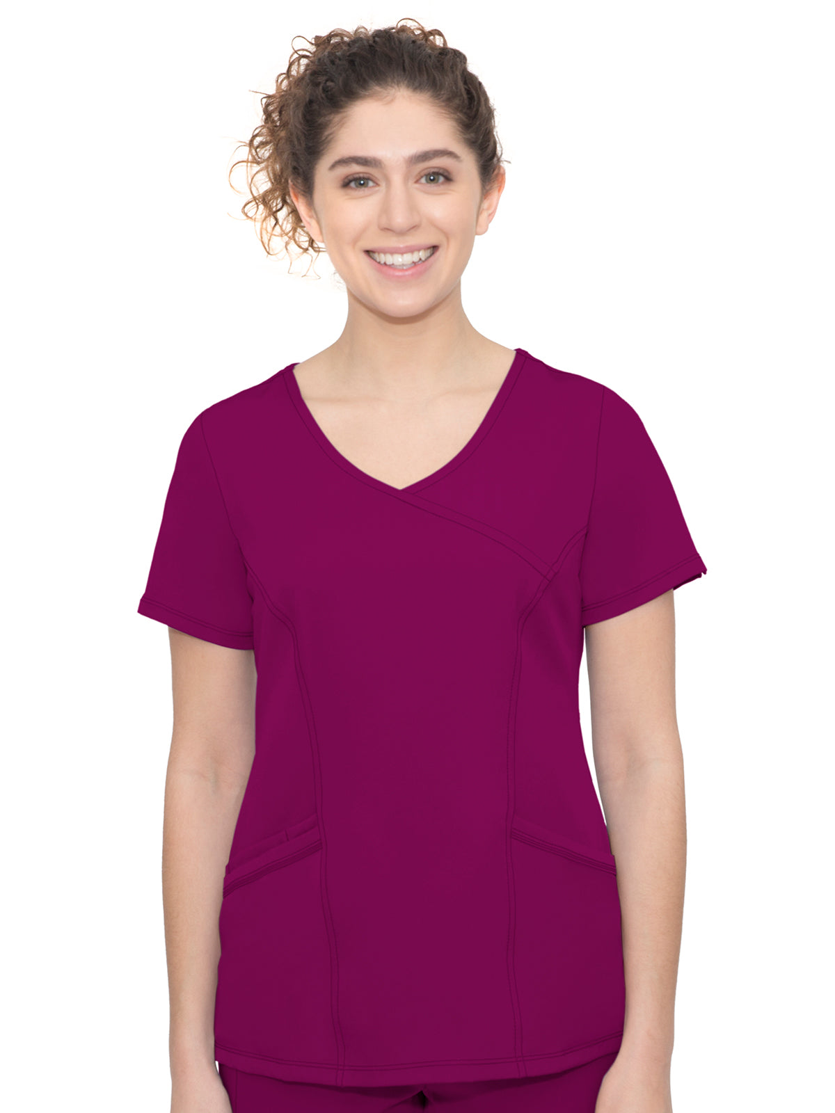 Women's 4-Pocket Madison Moisture Wicking Top - 2525 - Wine