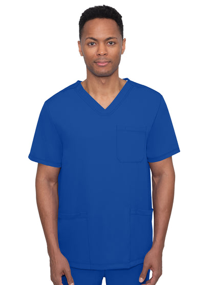 Men's 4-Pocket Mathew Moisture Wicking Top - 2590 - Galaxy Blue