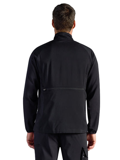 Men's Van Packable Scrub Jacket - 303A - DBlack