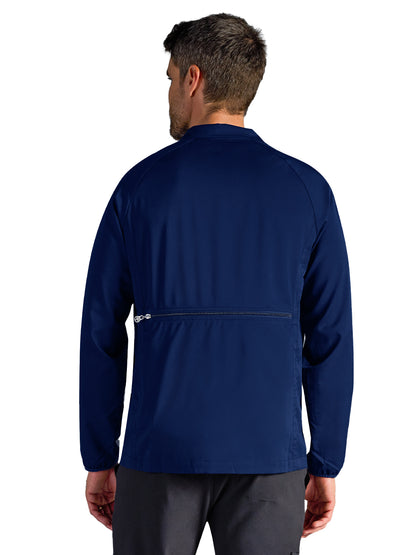 Men's Van Packable Scrub Jacket - 303A - DNavy