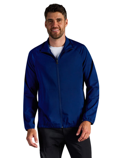 Men's Van Packable Scrub Jacket - 303A - DNavy