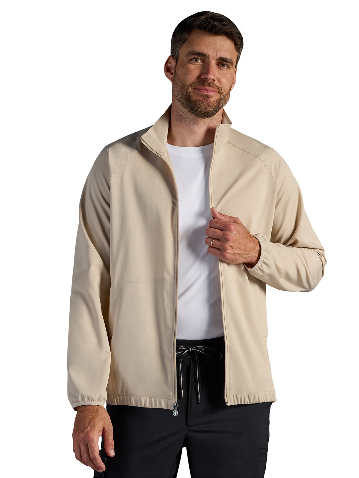 Men's Van Packable Scrub Jacket - 303A - Warm Sand