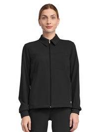 Women's 7-Pocket Zip-Front Jacket - 321 - Black