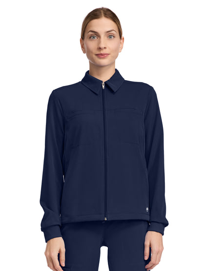 Women's 7-Pocket Zip-Front Jacket - 321 - Navy