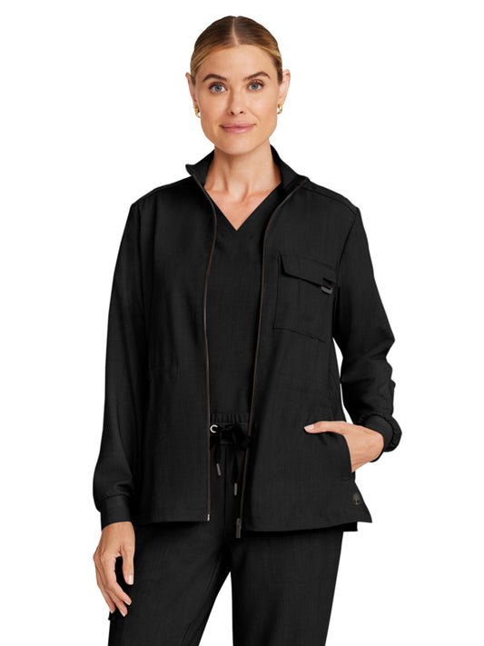 Women's 4-Pocket Utility Jacket - 360 - Black