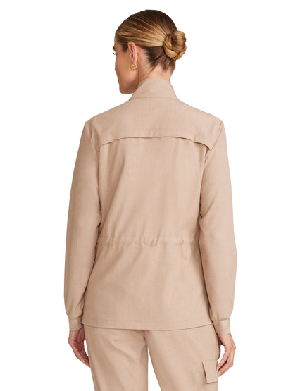 Women's 4-Pocket Utility Jacket - 360 - Desert Taupe